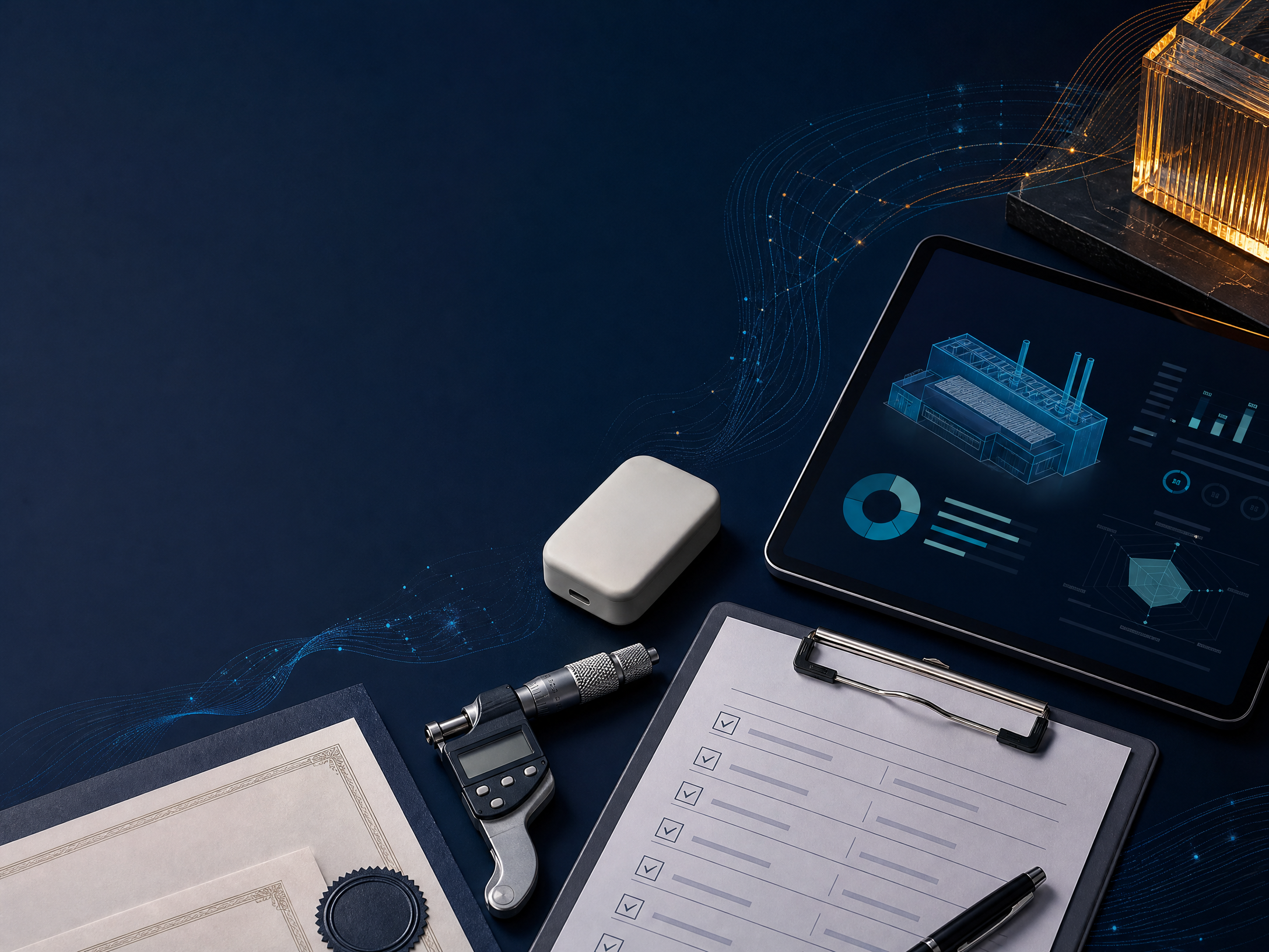 Supplier verification workspace with a buyer review record